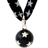 Collier bola grossesse coeur d'or Liberty